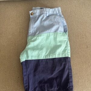 Vineyard Vines Boy’s Colorblock Shorts in Blue, Green, and Navy